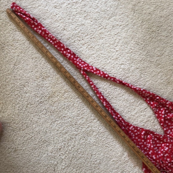 No Boundries red floral halter top - Picture 16 of 16